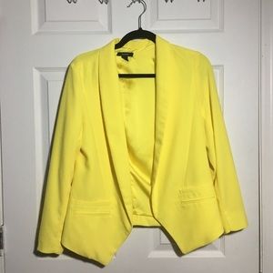 Alfani Yellow Blazer size 2